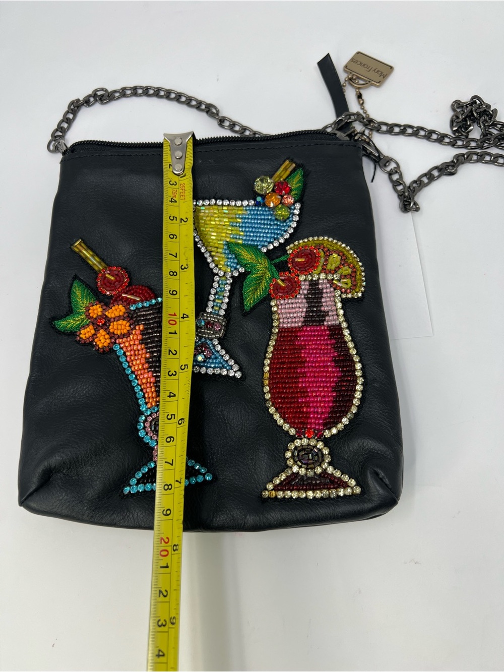 Mary Frances Beaded Leather Crossbody Bag - Picture 7 of 10
